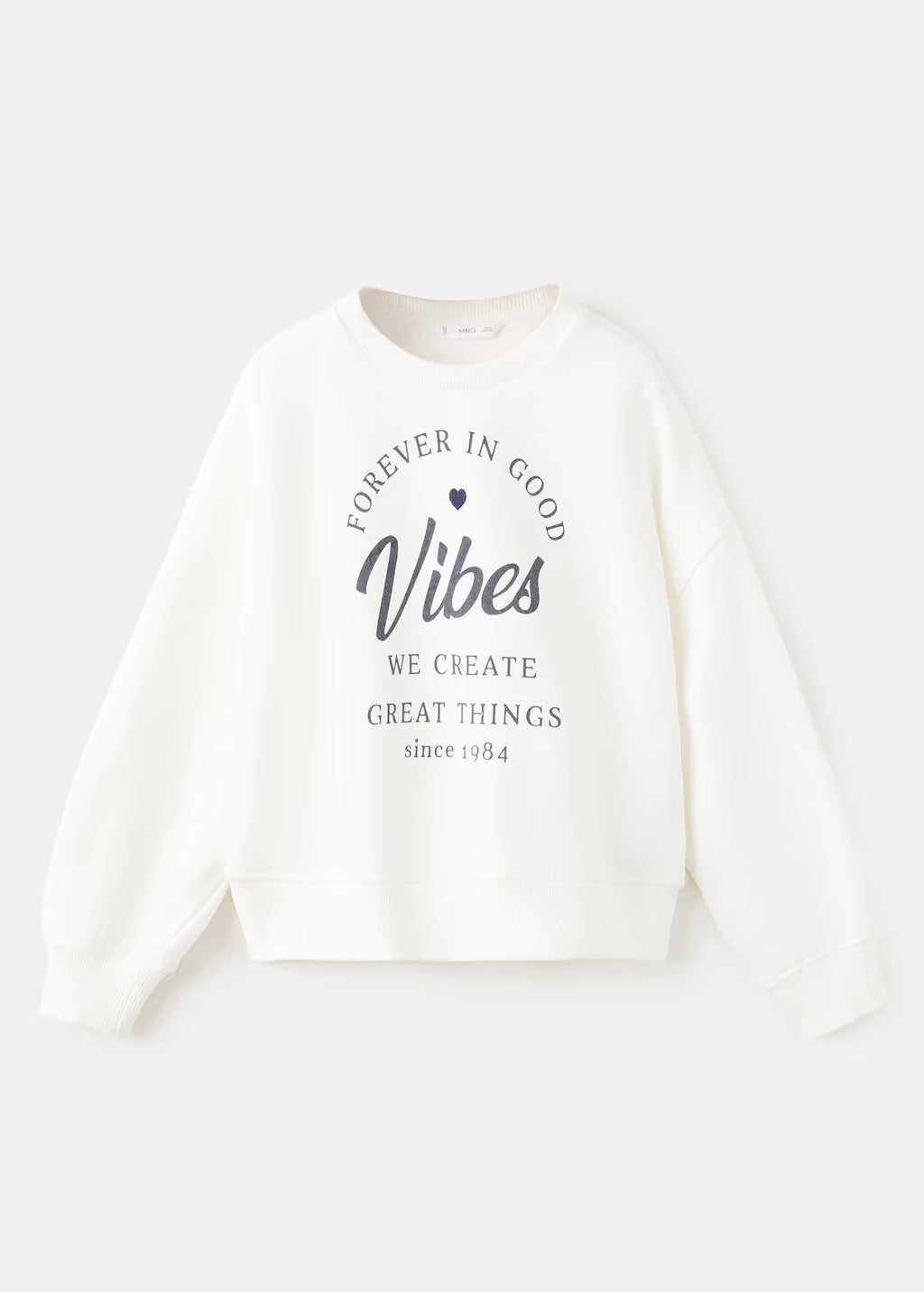 Printed cotton sweatshirt